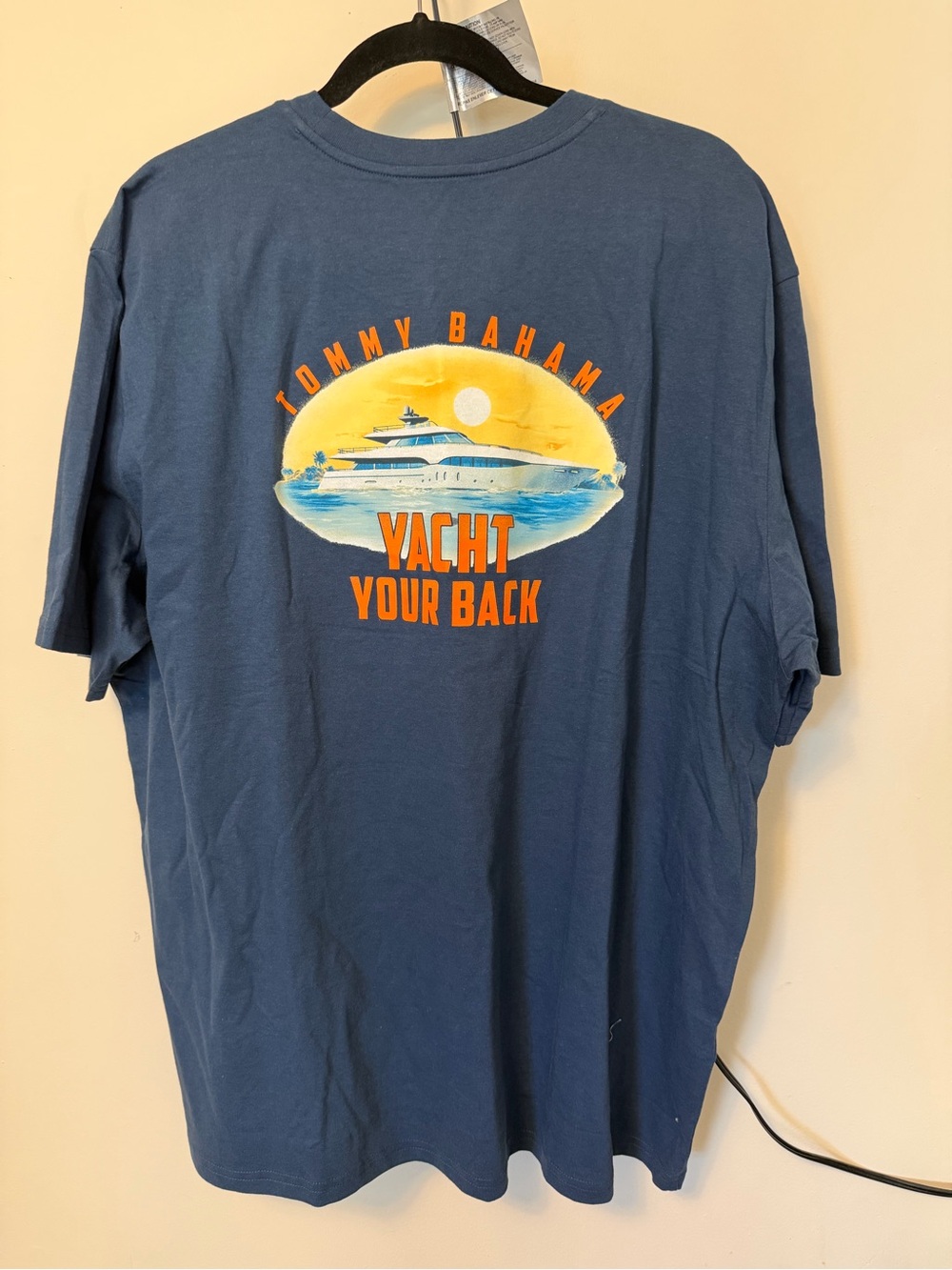 NWOT Tommy Bahama Men's Blue 'Yacht Your Back' Graphic Tee